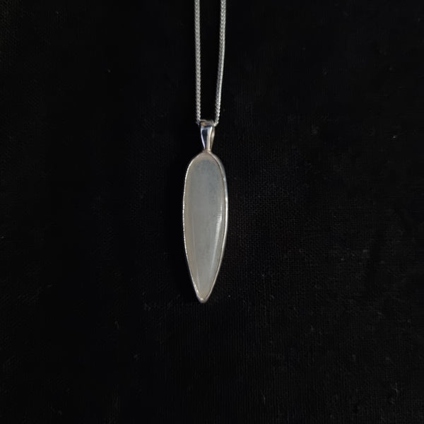 White Moonstone Talon Pendant