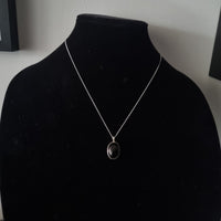 Black Onyx Algiz Pendant