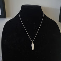 White Moonstone Talon Pendant